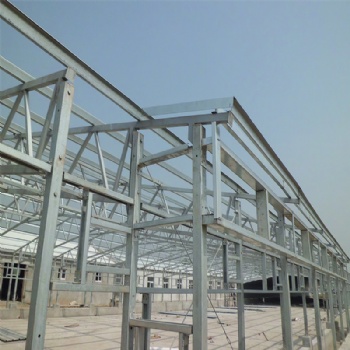 Steel structure shed
