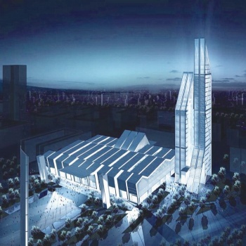 Steel structure exhibition hall