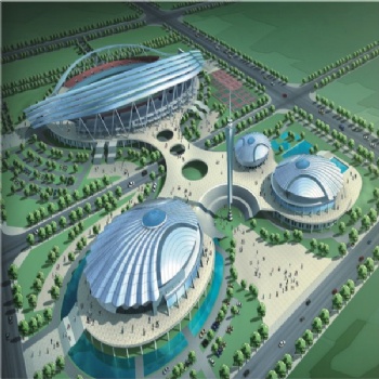 Steel structure exhibition hall