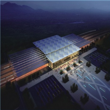 Steel structure station