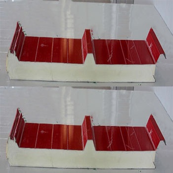 Rock wool/PU/glass wool sandwich board