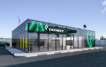 Steel structure gas/petrol station